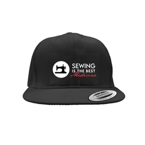 Sewing Is The Best Medicine Snapback Cap Caps Snapback Embroidery Black 20220202031641550 Black 1