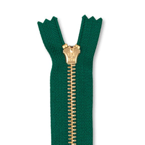 Ykk 5 Brass Closed End Jean Zipper SV578637 Pinecone Green 2