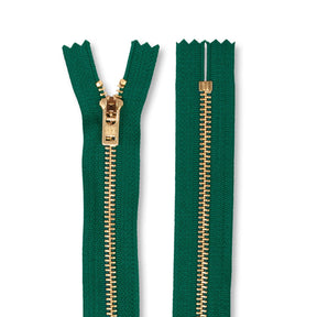 Ykk 5 Brass Closed End Jean Zipper SV578637 Pinecone Green 3