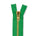 Ykk 5 Brass Closed End Jean Zipper SV578648 Jewel Green 1