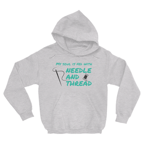My Soul Is Fed With Needle And Thread Hoodies Apparel Dtg Hoodie Gildan 18500 S Ash Mens Cf 20220131212657974 Ash Grey 1