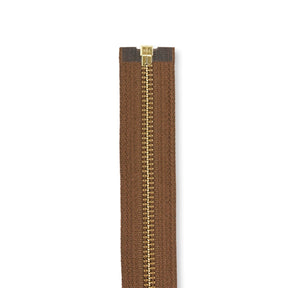Ykk 5 Brass Separating Zipper SV578750 Chestnut Brown 2