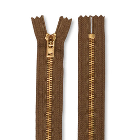 Ykk 5 Brass Closed End Jean Zipper SV578636 Chestnut Brown 3