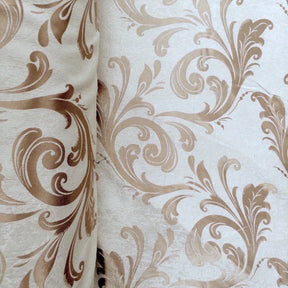Champagne Velvet Jacquard Fabric 9011 SV570431 1