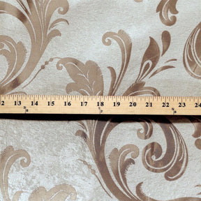 Champagne Velvet Jacquard Fabric 9011 SV570431 2