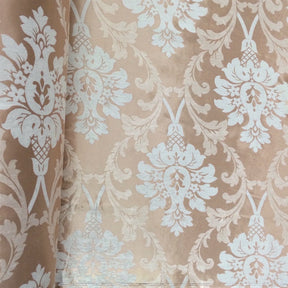 Champagne Velvet Jacquard Fabric 9021 SV570425 3