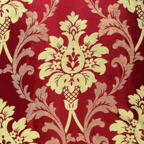 Burgundy Velvet Jacquard Fabric 9025 SV570426 4