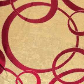 Burgundy Velvet Jacquard Fabric 9055 SV570415 2