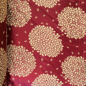 Burgundy Velvet Jacquard Fabric 9065 SV570410 3