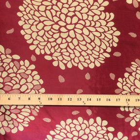 Burgundy Velvet Jacquard Fabric 9065 SV570410 4