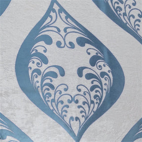 Blue Velvet Jacquard Fabric 9078 SV570414 2