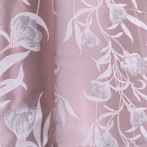 Pink Velvet Jacquard Fabric 9089 SV570421 3