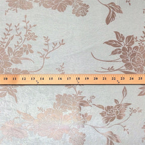 Champagne Velvet Jacquard Fabric 9101 SV570433 3