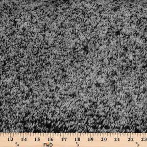 Alpaca Faux Fur Fabric SV577851 Black / Ivory A9