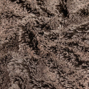 Alpaca Faux Fur Fabric SV577853 Brown / Ivory 3