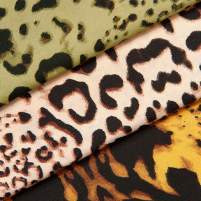 Wildcat Crepe De Chine Print Fabric Group