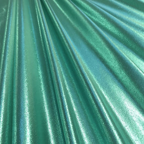 Tissue Lame Rod Pocket Curtains Aqua 3