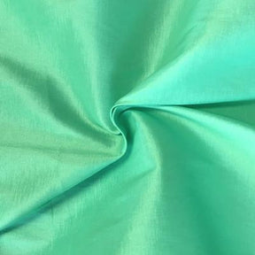Stretch Taffeta Rod Pocket Curtains Aqua Green 3