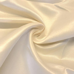 Matte Satin Peau De Soie Rod Pocket Curtains Beige 3