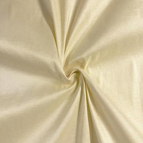 Stretch Taffeta Rod Pocket Curtains Beige 3