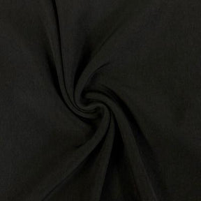 Peachskin Rod Pocket Curtains Black 3