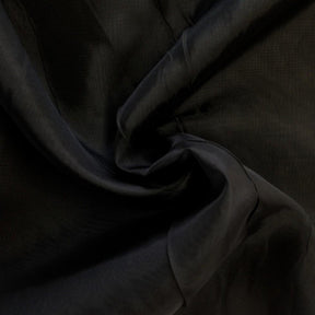 Sheer Voile Rod Pocket Curtains Black 3