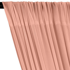Power Mesh Rod Pocket Curtains Blush  2