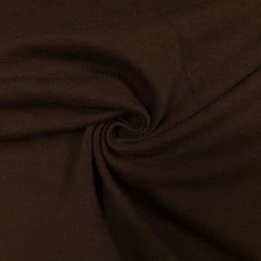 Cotton Jersey Rod Pocket Curtains Brown 3