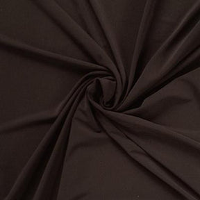 Ity Stretch Knit Jersey Rod Pocket Curtains Brown 3