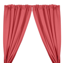 Neoprene Scuba Rod Pocket Curtains Bubble Pink 1