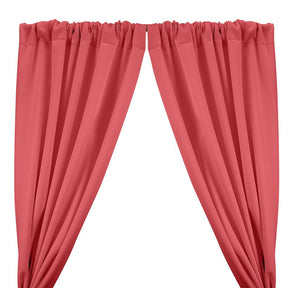 Neoprene Scuba Rod Pocket Curtains Bubble Pink 1