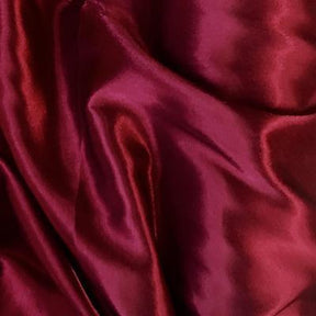 Crepe Back Satin Rod Pocket Curtains Burgundy 3