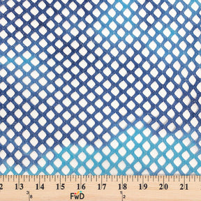 Cabaret Stretch Mesh Fabric SV575816 Navy / Turquoise 4