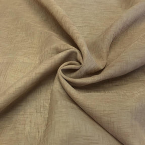 Sheer Voile Gasa Rod Pocket Curtains Camel  3