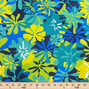 Ottertex Waterproof Canvas Tropical Print Fabric SV577286 Blue Image A9