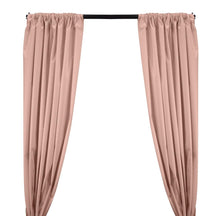 Ottertex Canvas Waterproof Rod Pocket Curtains Rose Gold 1