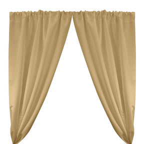 Matte Satin Peau De Soie Rod Pocket Curtains Champagne 1