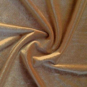 Stretch Velvet Rod Pocket Curtains Champagne 3