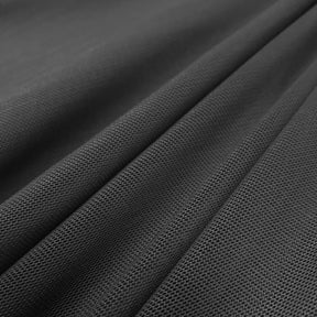 Power Mesh Rod Pocket Curtains Charcoal 3