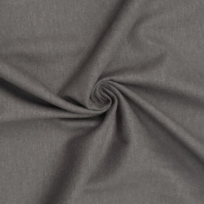 Cotton Flannel Rod Pocket Curtains Charcoal 3