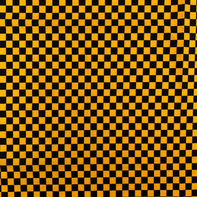 Checkered Print Cotton Fabric SV577422 Black Gold A1