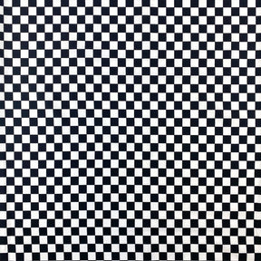 Checkered Print Cotton Fabric SV577424 Black White A1