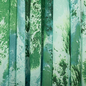 Chiffon Tie Dye Printed Fabric SV577574 Green 2