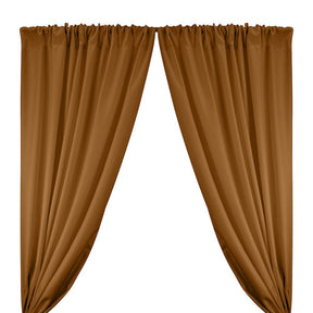 Twill Rod Pocket Curtains Copper 1