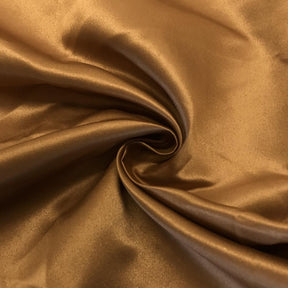 Matte Satin Peau De Soie Rod Pocket Curtains Copper 3