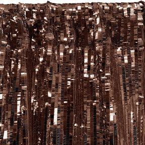 Rectangle Piano Sequins Rod Pocket Curtains Copper 3
