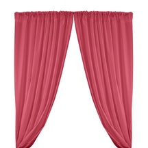 Cotton Polyester Broadcloth Rod Pocket Curtains Curtains Fuchsia 1