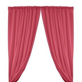 Cotton Polyester Broadcloth Rod Pocket Curtains Curtains Fuchsia 1