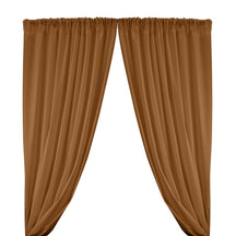 Cotton Polyester Broadcloth Rod Pocket Curtains Curtains Gold 1