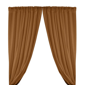 Cotton Polyester Broadcloth Rod Pocket Curtains Curtains Gold 1
